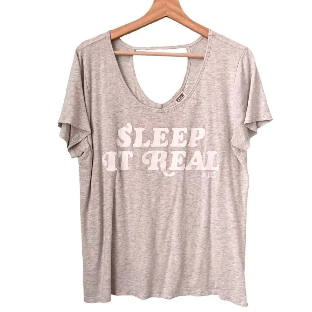 PINK Victoria's Secret Sleepwear T-Shirt in Size Large